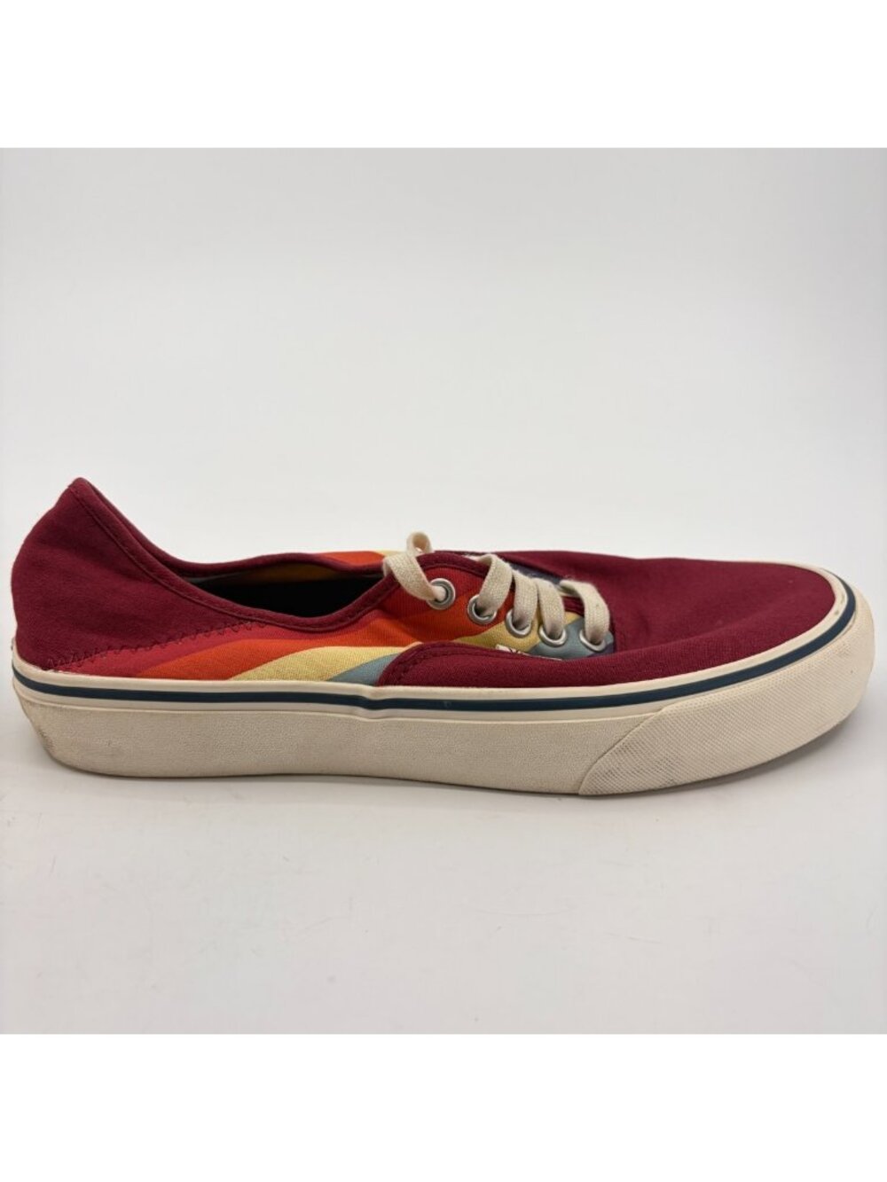 Vans Authentic SF Rad Rainbow Pride Mens Size 9.5 Athletic Skate Shoes Sneakers